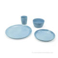 Naka -embossed color glaze stoneware hapunan set - multi